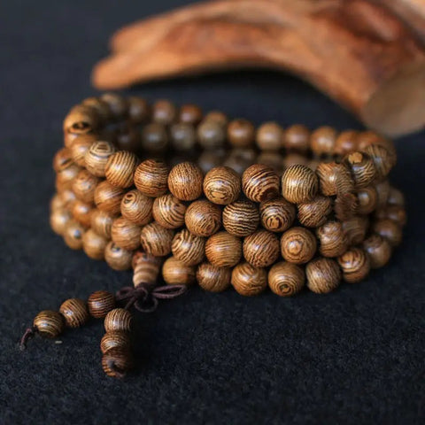 Wooden Mala Bracelet