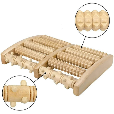 Wood Foot Massager